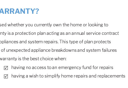 home warranty fontana